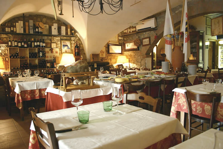 Pizzeria Il Fondaccio, l'intérieur