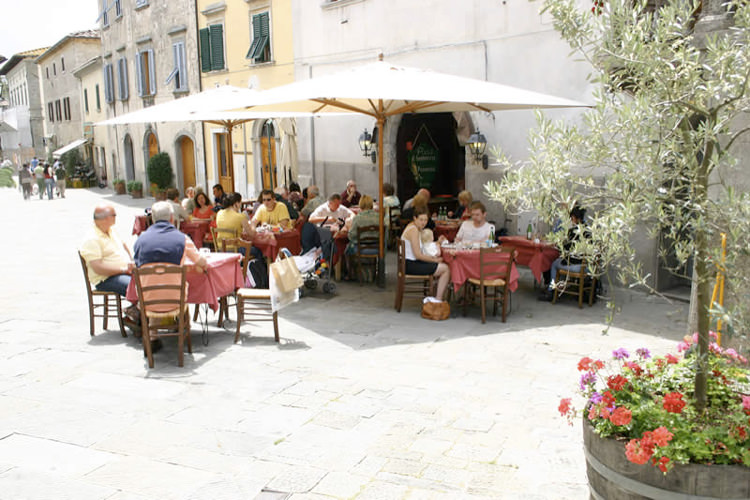 Pizzeria Il Fondaccio, la terrasse