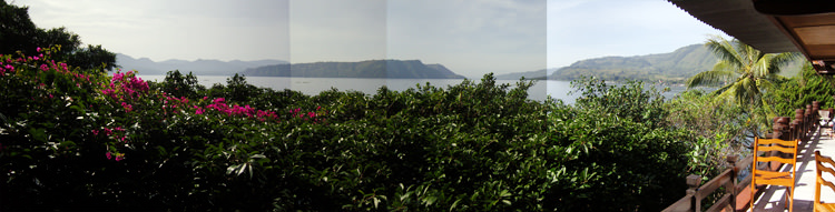 Carolina Cottage Hotel, vue de la terrasse