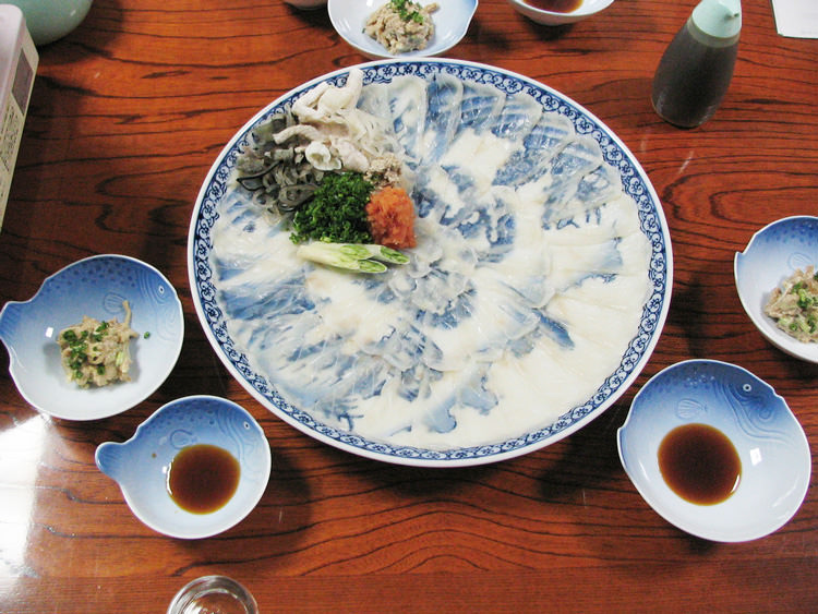 Sashimi de fugu, Shimonoseki