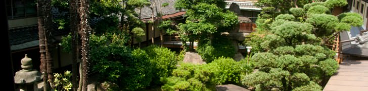 Seikanso Ryokan, le jardin