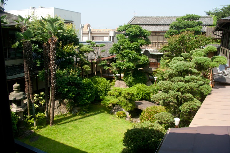 Seikanso Ryokan, le jardin