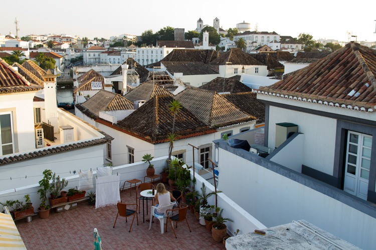 Residential Lagoas, la terrasse