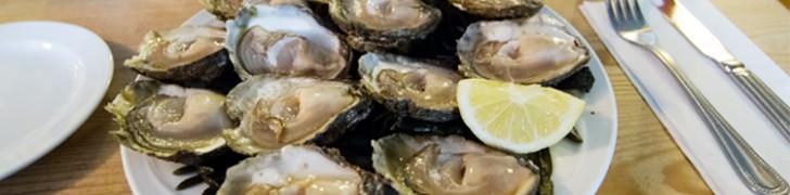 Assiette d'huîtres irlandaises