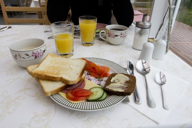 Petit déjeuner islandais