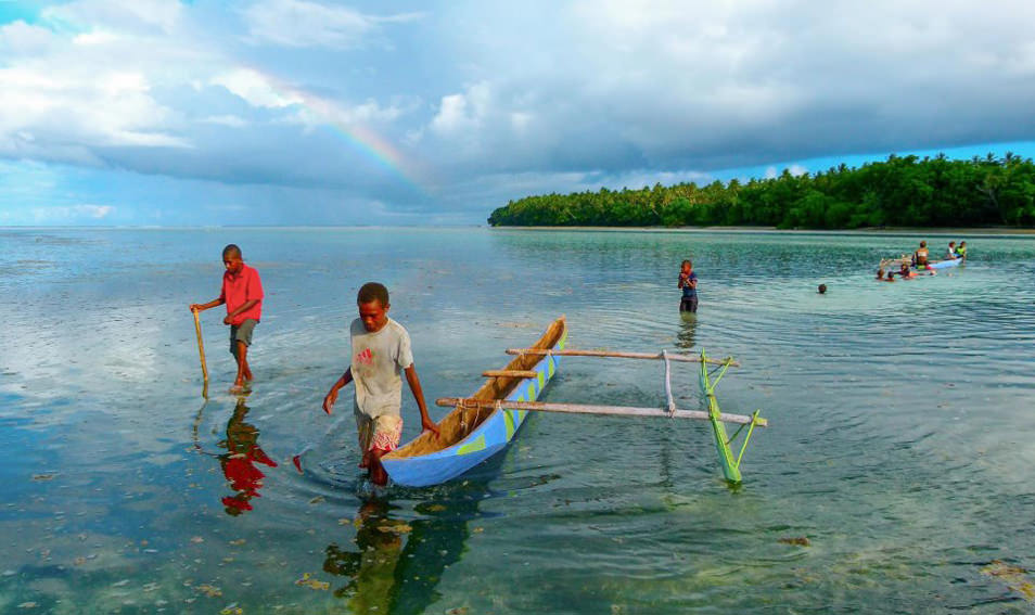 Paradis sur terre, lagon de Mota Lava, Iles des Banks, Vanuatu