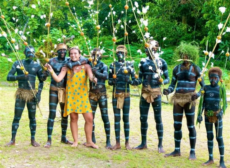 Danse des hommes serpents, île des Banks, Vanuatu