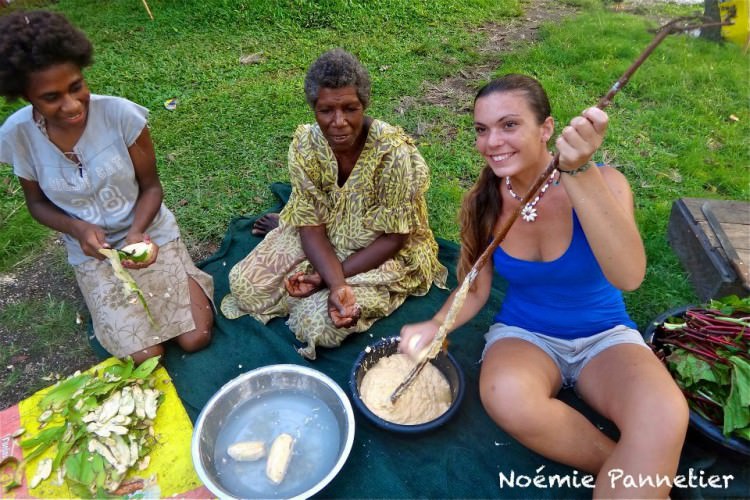 Cuisine en famille, Tanna, Vanuatu