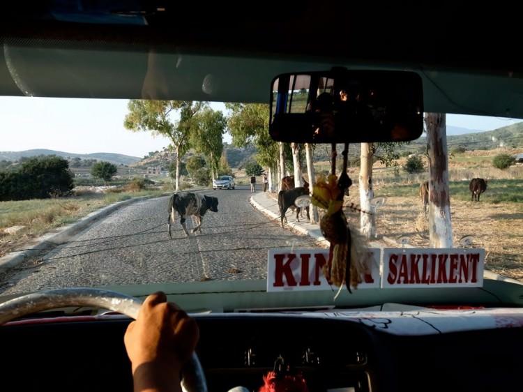 Dolmus à Patara, Turquie