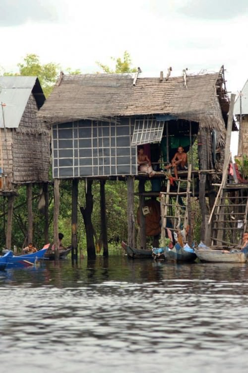 Villages flottants du Tonle Sap