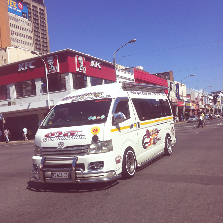 Taxi collectif, Durban