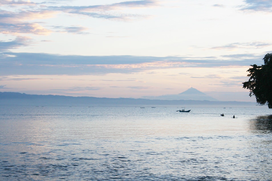 Sunrise in Batu Karas, Java