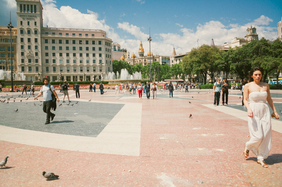 Plaça Catalunya, Barcelone