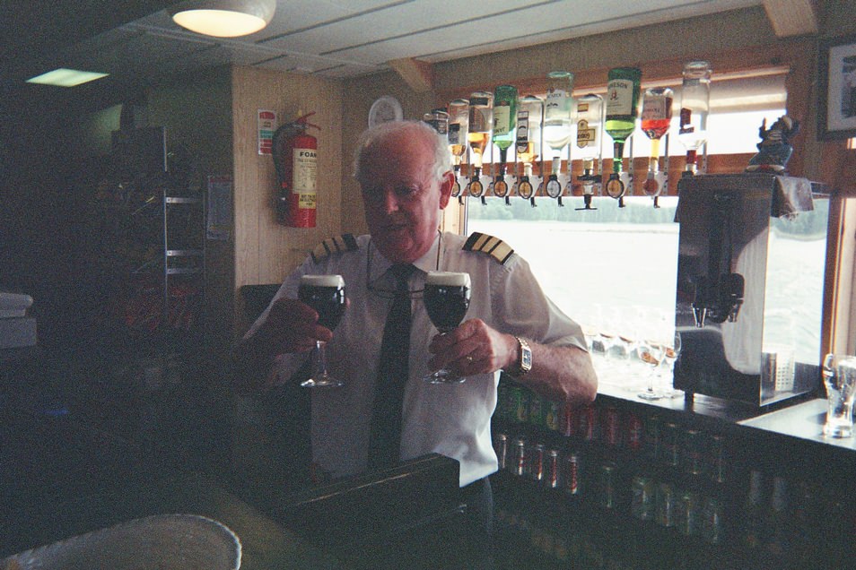 Donegal Bay Waterbus, Irish coffees