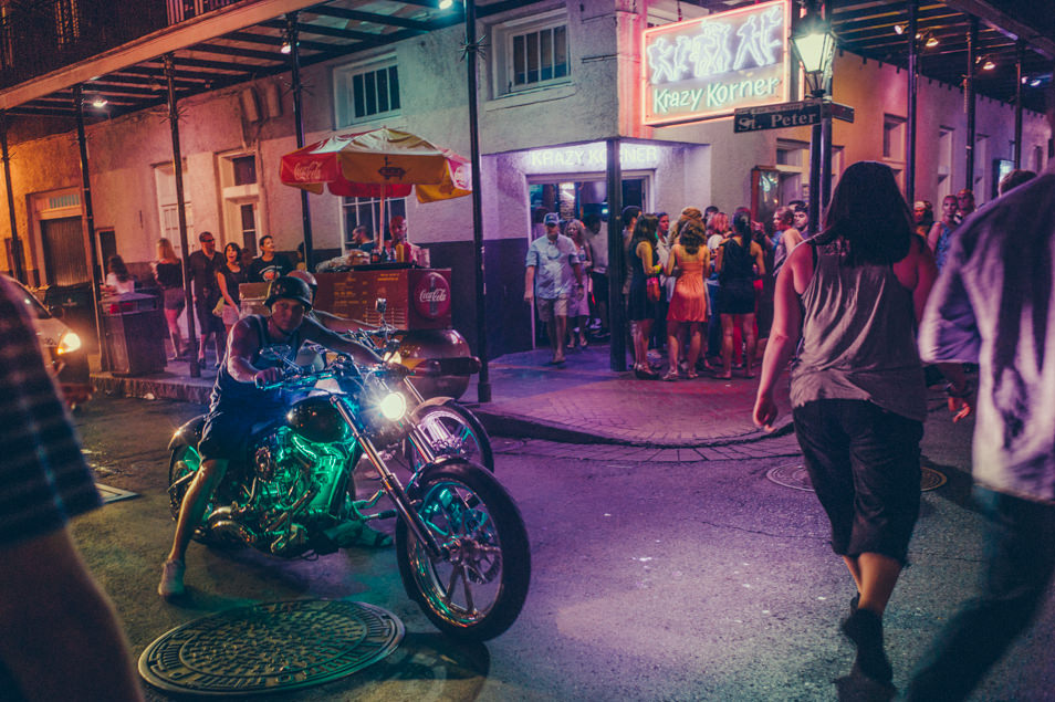 Nighlife in Bourbon Street, New Orleans