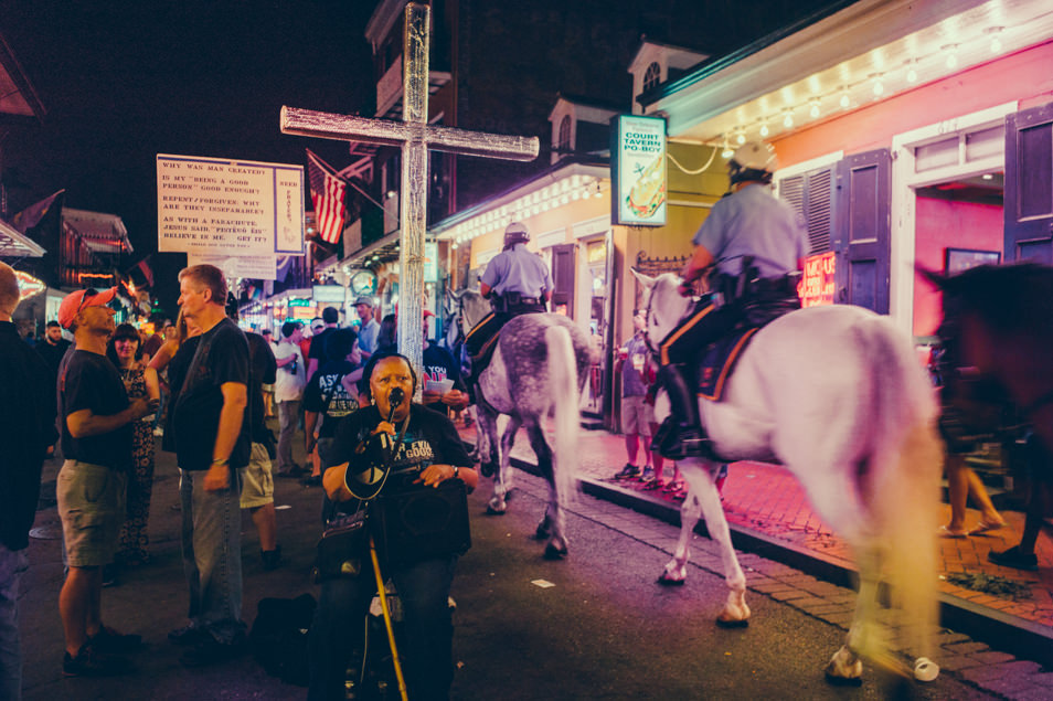 Nighlife in Bourbon Street, New Orleans