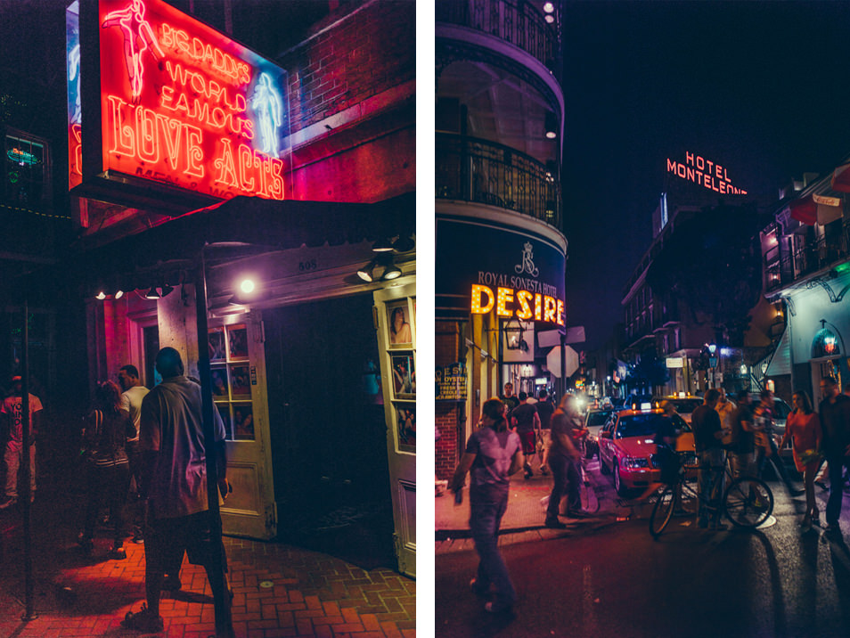 Nighlife in Bourbon Street, New Orleans