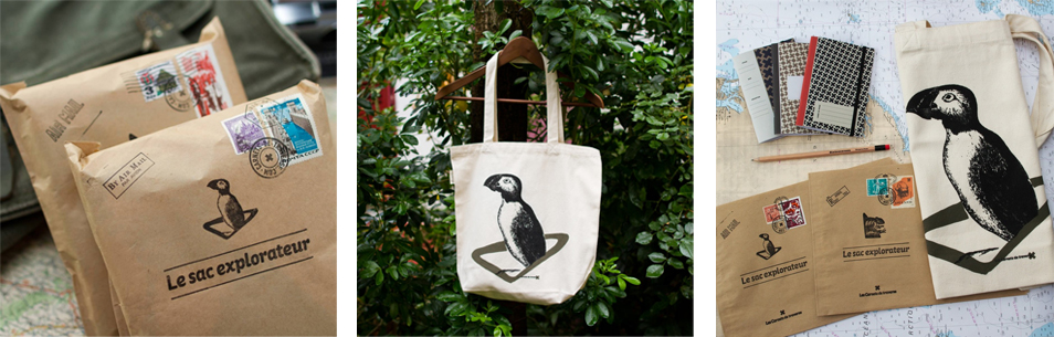 Tote bag Puffin