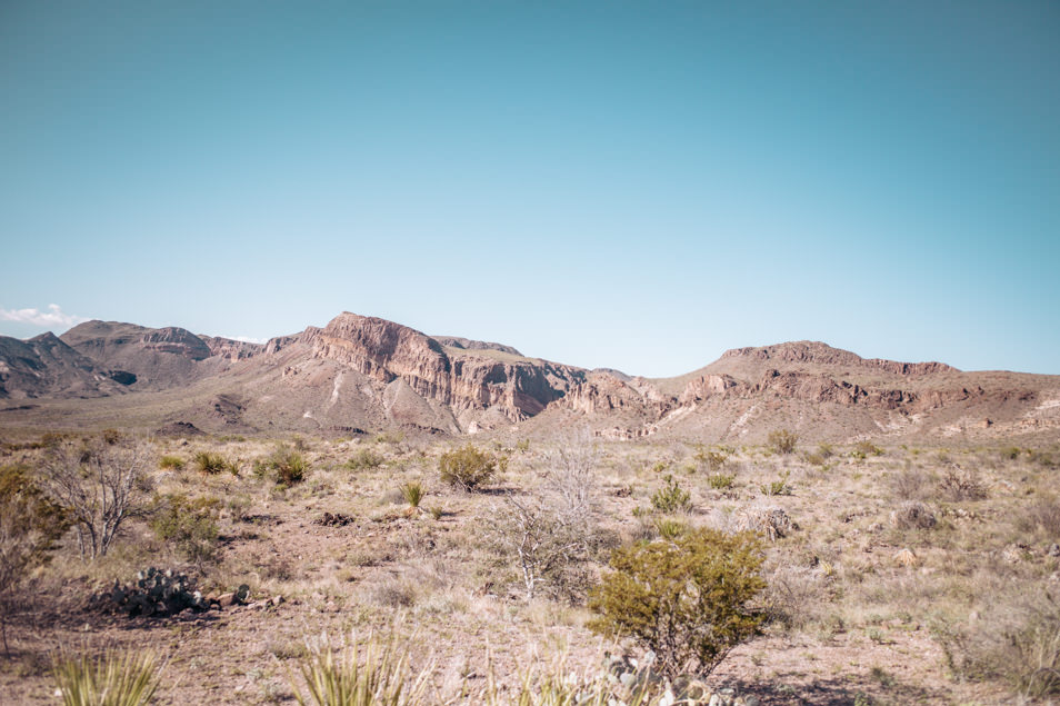 Road trip USA Texas Big Bend