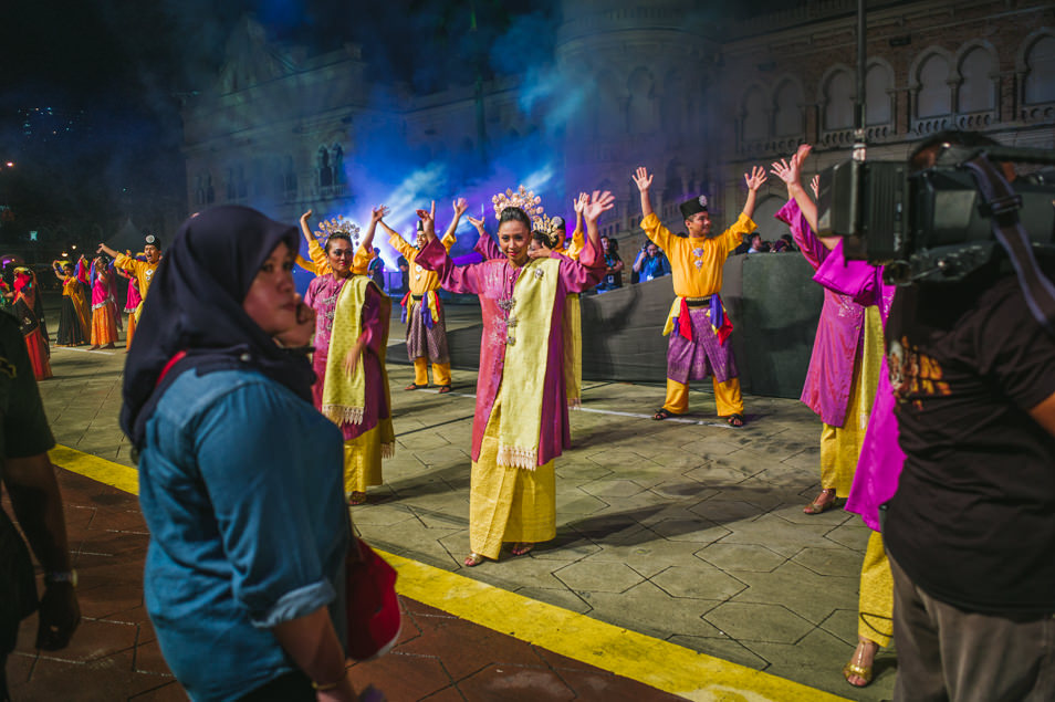 Malaisian dancers, Kuala Lumpur