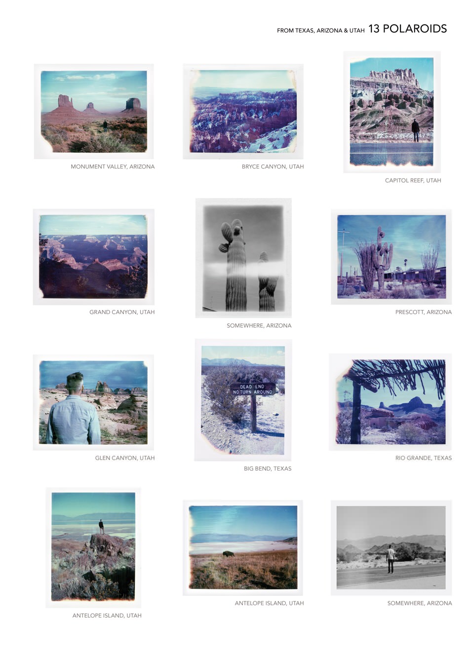 Polaroids - Road trip USA : carnet de voyage