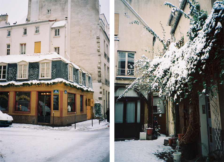 Photo de rue Paris sous la neige