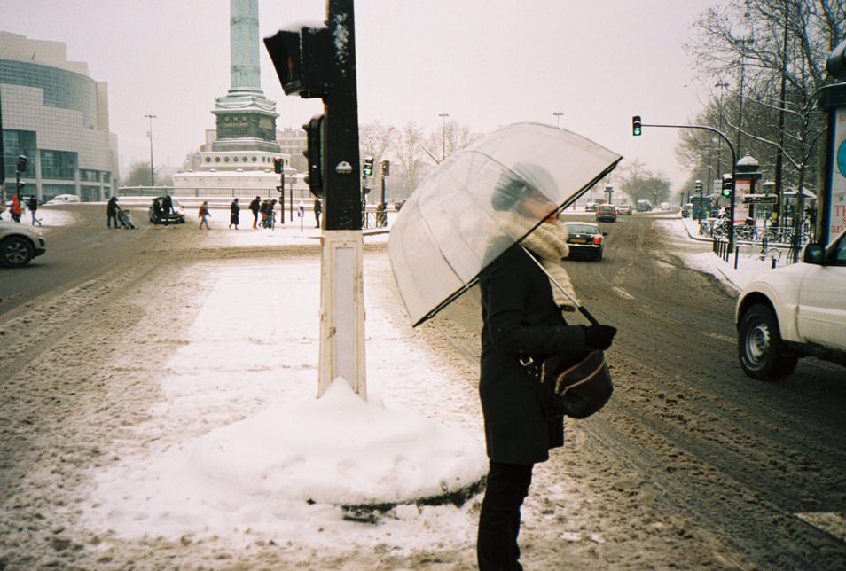 Photo de rue Paris sous la neige