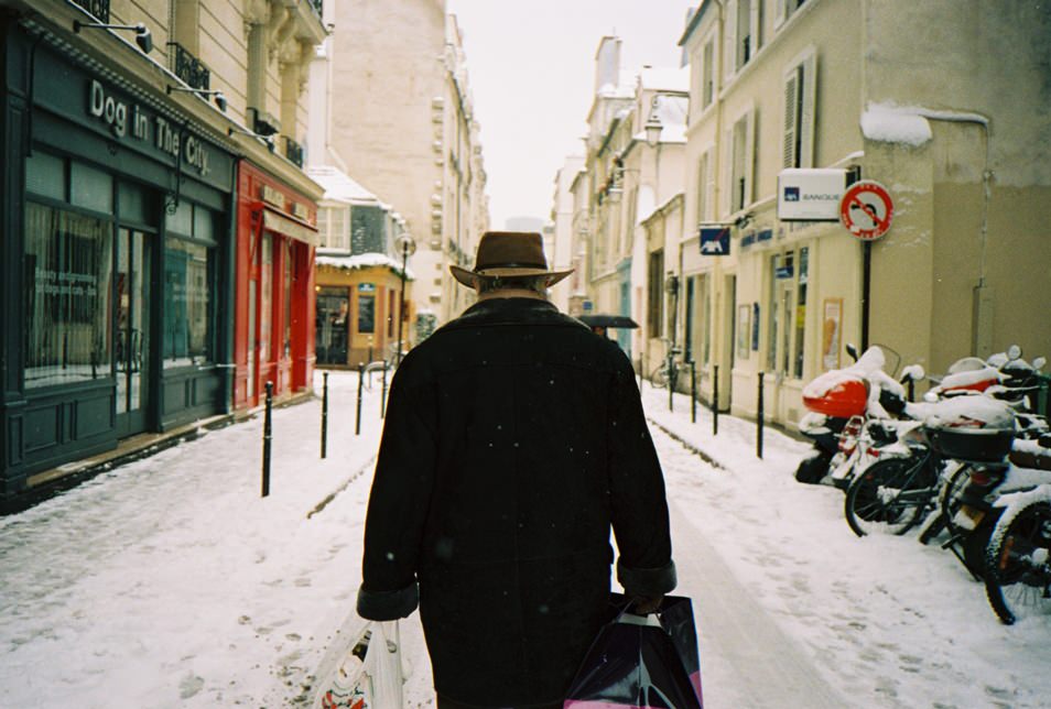 Photo de rue Paris sous la neige