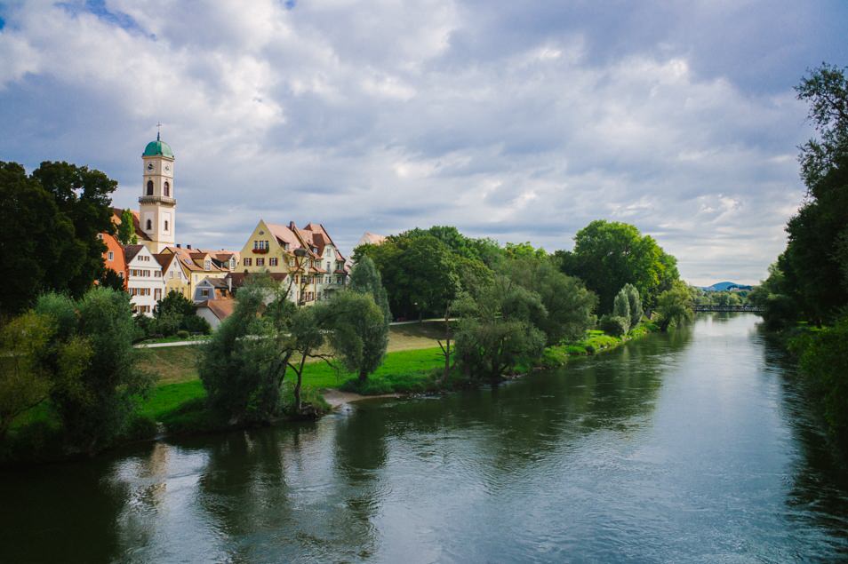 Ratisbonne, Bavière, le Danube