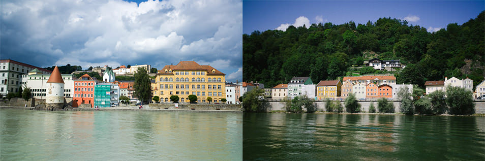 Rivières, Passau, Bavière