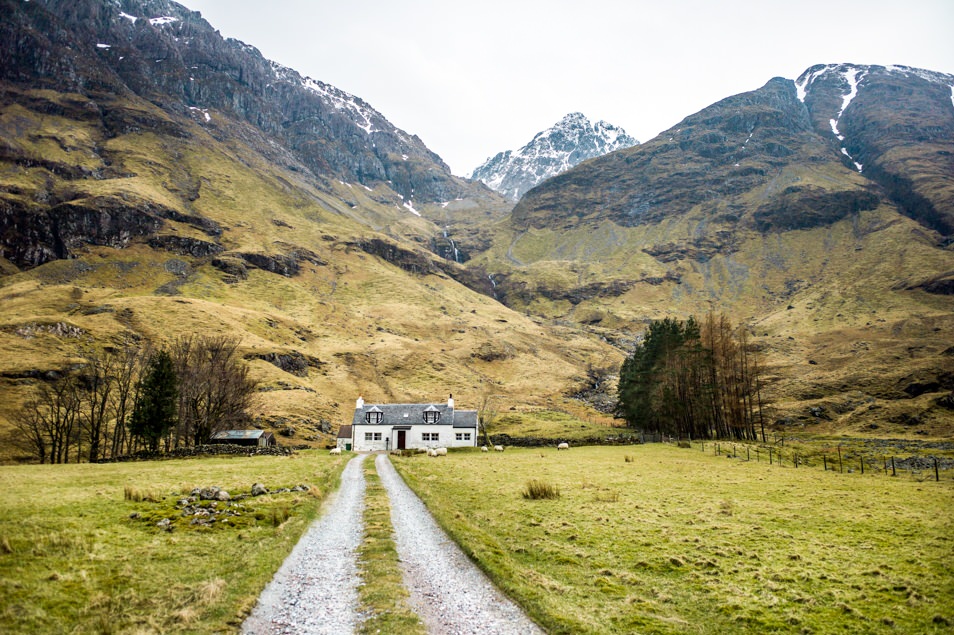 La maison de Glen Coe, Écosse