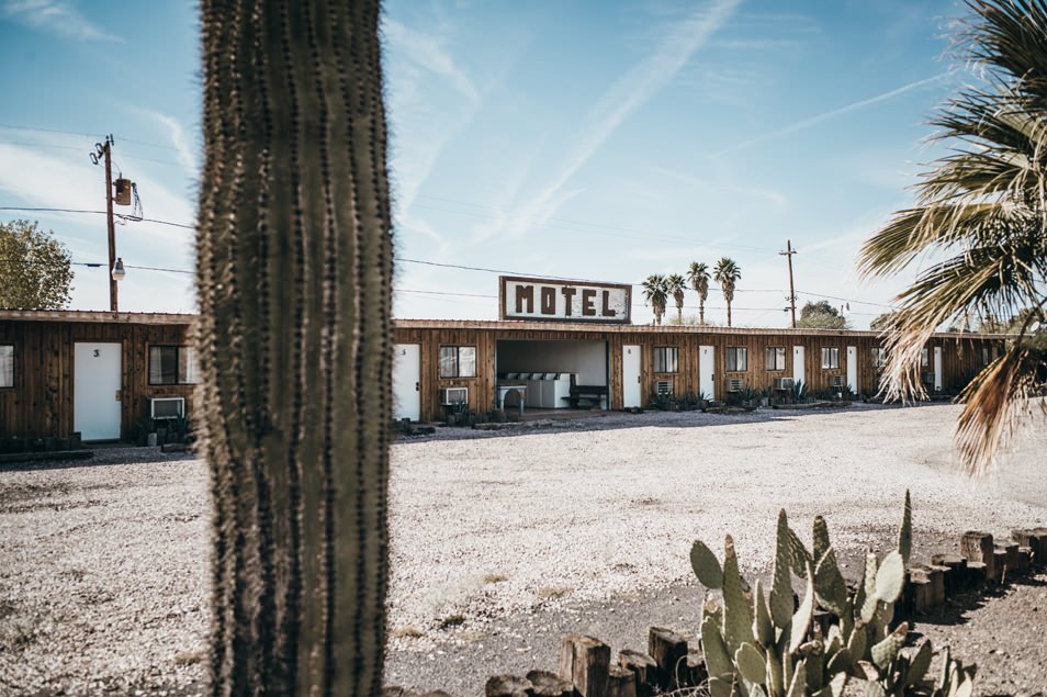 Road trip USA - motel Arizona