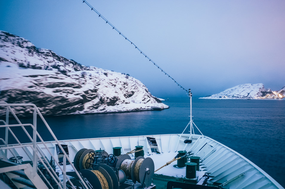 Ms Nordnorge Hurtigruten - Départ Bodø