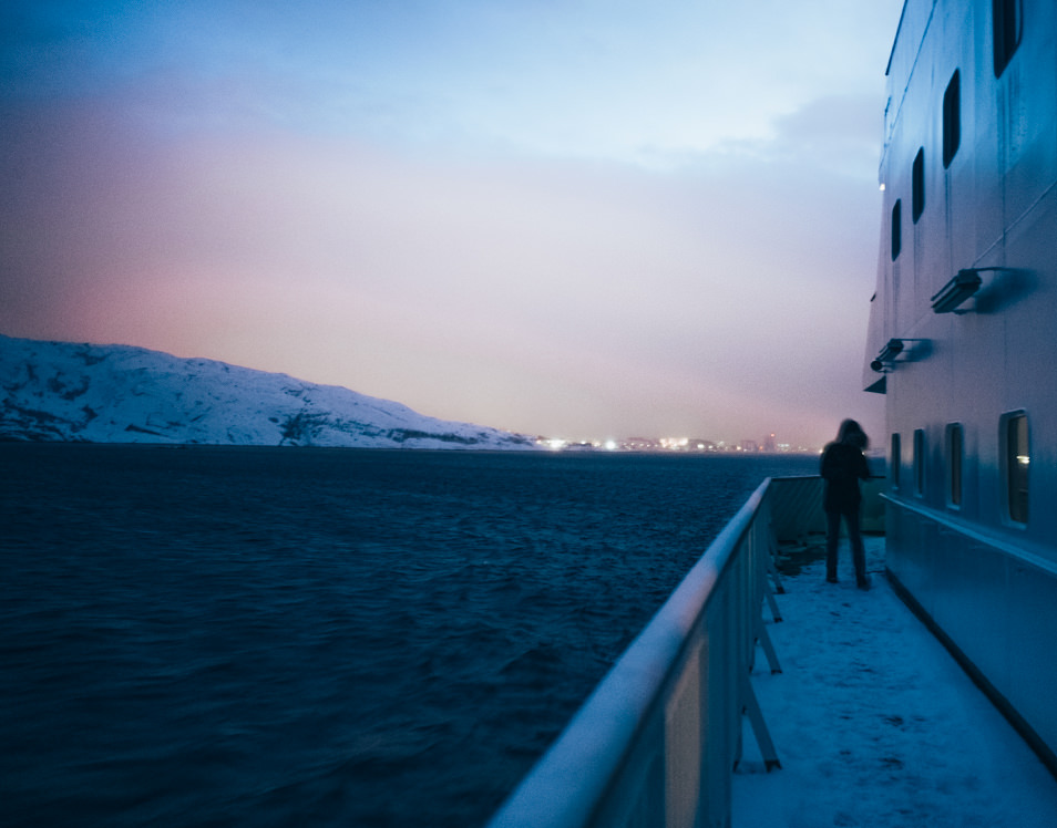 Ms Nordnorge Hurtigruten - Départ Bodø