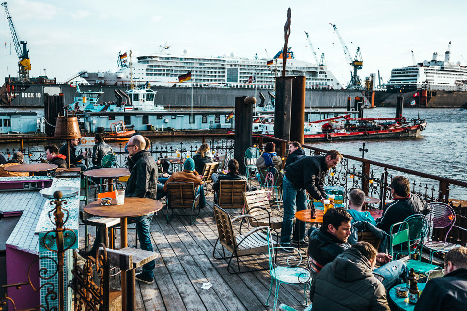 StrandPauli, beach club, Hambourg