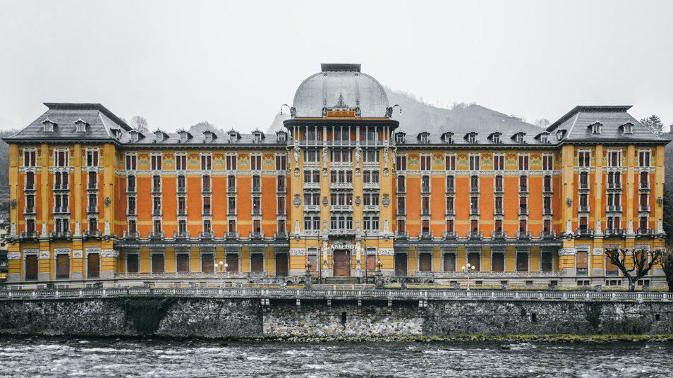 Visiter Bergame : San Pellegrino, le Grand Hotel