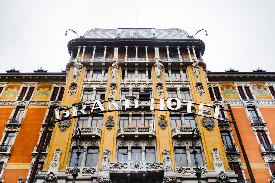 Visiter Bergame : San Pellegrino, le Grand Hotel