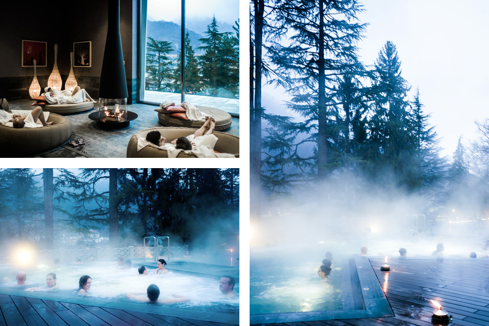 Visiter Bergame : les thermes de San Pellegrino