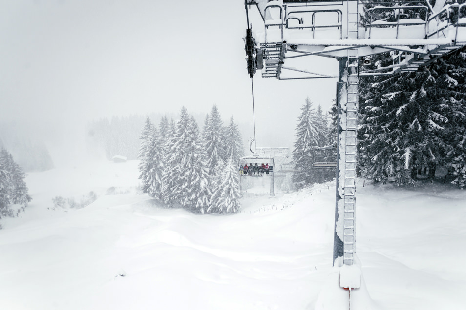 Le ski, Tyrol, Autriche