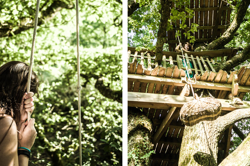 Cabane dans les arbres : le panier repas