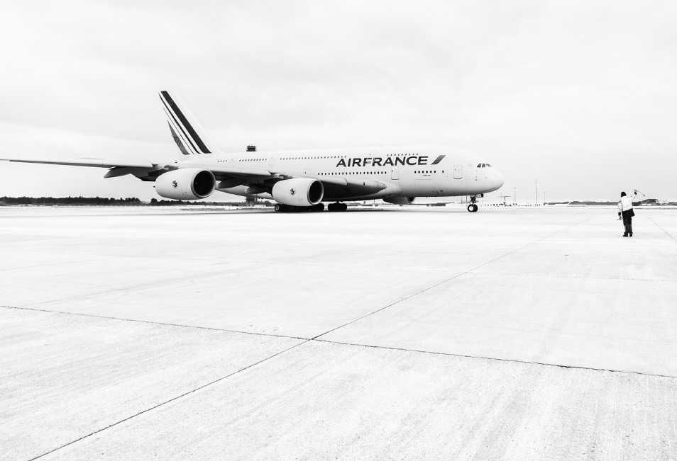 Décollage A380 - Hub Air France aéroport CDG