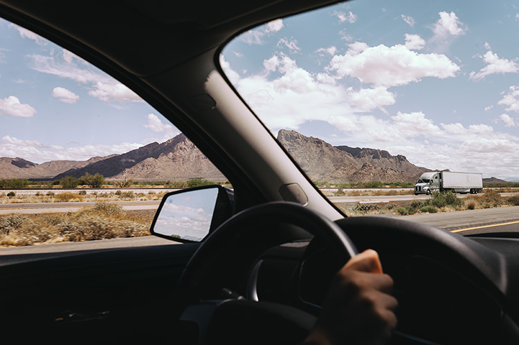 Road trip Arizona, sur la route