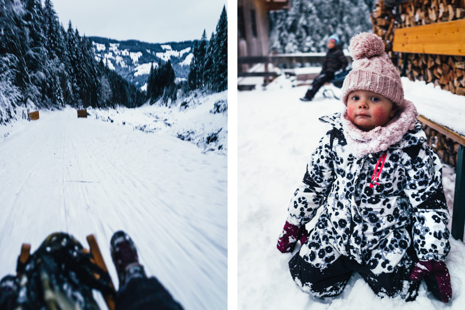 Tyrol - Rando en raquettes et luge