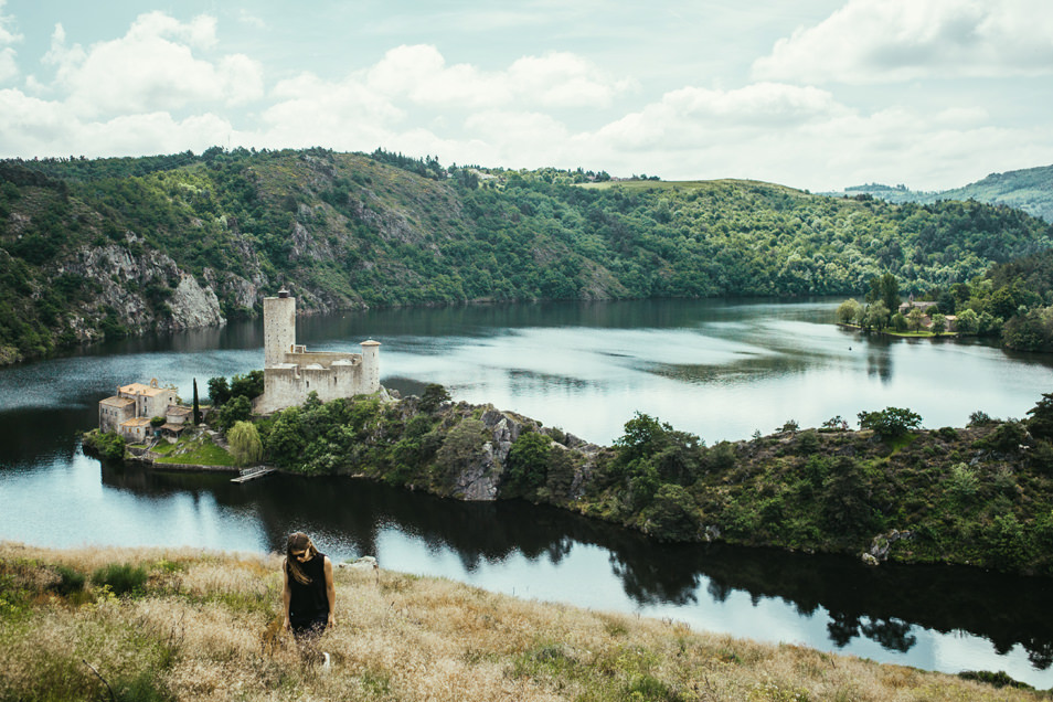 Forez - Gorges de la Loire - Chateau de Grangent