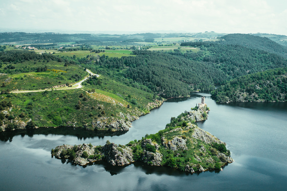 Forez - Gorges de la Loire - Chateau de Grangent