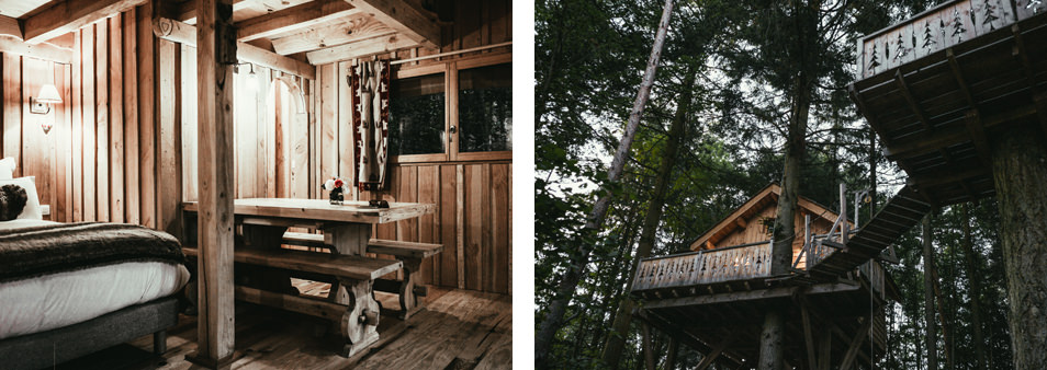 Cabanes dans les arbres - Loire Forez