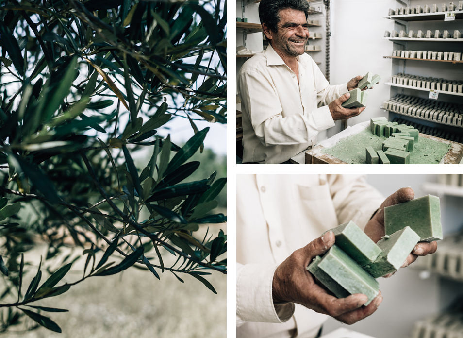 Savons à l'huile d'olive, Appolona, Rhodes, Grèce