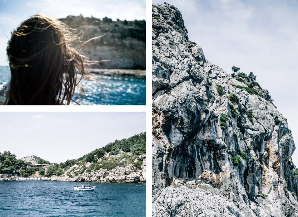 Anthony Quinn Bay, Rhodes en voilier, Grèce