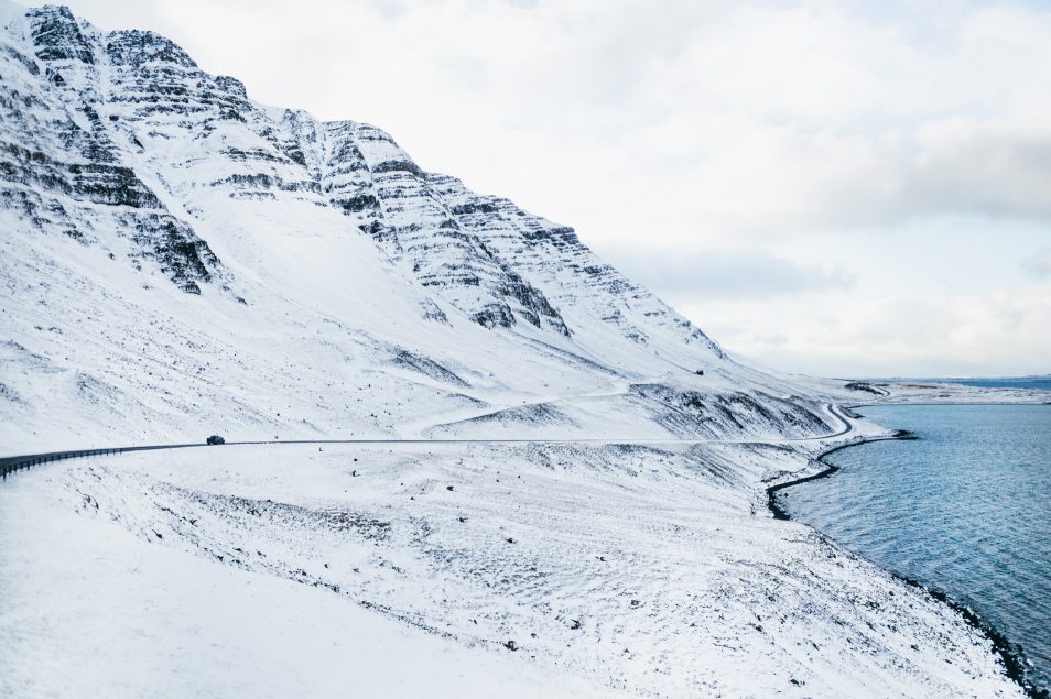 Road trip en Islande en hiver - Fjord Hvalfjordur