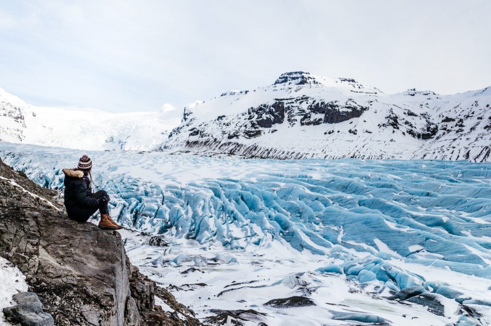 Road trip en Islande en hiver - Glacier Svinafellsjokull